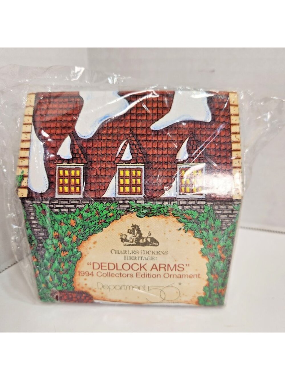 Dept 56 Charles Dickens Heritage Village Dedlock Arms 1994 Collector Ornament